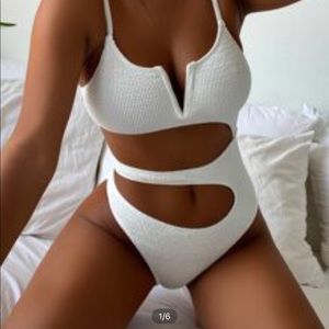 One piece cutout bikini